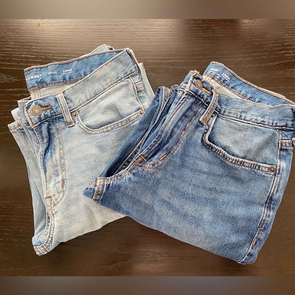 OLD NAVY Men’s Denim Jeans (2 Pairs)